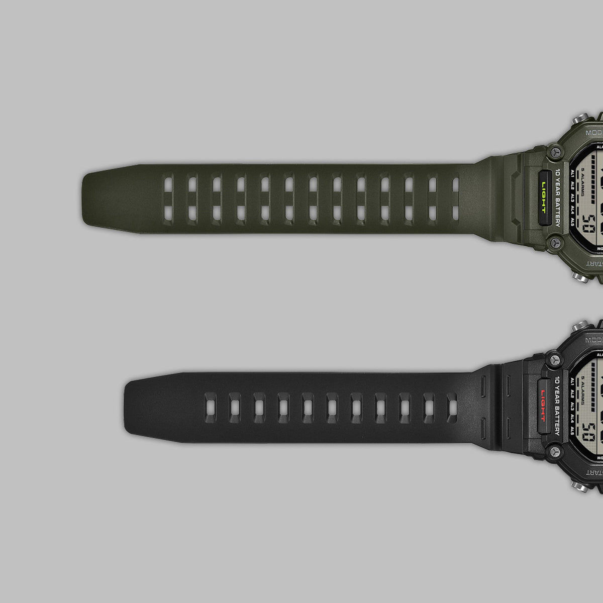 CASIO COLLECTION & VINTAGE OVERSIZE 10 YEARS BATTERY - GREEN AE-1600HX-3AVEF Multifunction - Armbanduhr 50 mm Grün ansicht-3