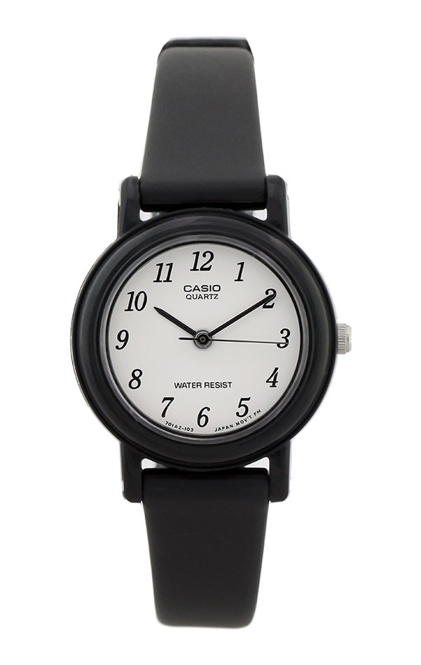 CASIO COLLECTION & VINTAGE POP LADY - BLACK LQ-139BMV-1BLDF Only Time Armbanduhr 25 mm Schwarz