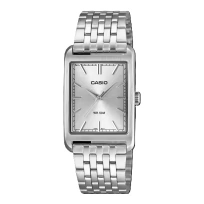 CASIO COLLECTION & VINTAGE TANK - ARGENTEE MTP-B215D-7AVER Only Time Armbanduhr 26 mm