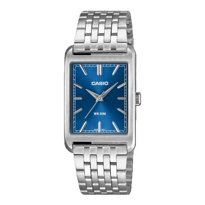 CASIO COLLECTION & VINTAGE TANK - BLUE MTP-B215D-2AVER Only Time Armbanduhr 26 mm Blau