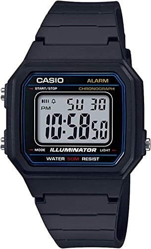 CASIO COLLECTION & VINTAGE W-217H-1AVDF Chronograph Armbanduhr 40 mm Schwarz
