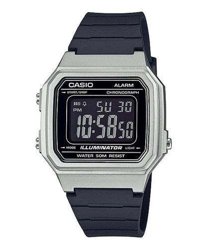 CASIO COLLECTION & VINTAGE W-217HM-7BVDF Multifunction Armbanduhr Silber – Produktansicht
