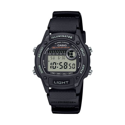 CASIO COLLECTION & VINTAGE W-220H-1AVEF Multifunktion Armbanduhr 36.6 mm Schwarz – Detailansicht