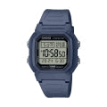 CASIO COLLECTION & VINTAGE W-800H-2AVES Multifunction Armbanduhr 37 mm Blau – Seitenansicht