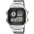 CASIO COLLECTION & VINTAGE WORLD TIME ILLUMINATOR 5 ALARMS - FUTURE CLASSIC COLLECTION - BLACK STEEL AE-1200WHD-1AVEF Multifunction Armbanduhr 42 mm Schwarz ansicht-3