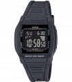 CASIO DIGITAL Mod. SPORT Bold dial. Led light. 10 Year battery W-201-1BVDF Multifunction - Armbanduhr 36 mm ansicht-2