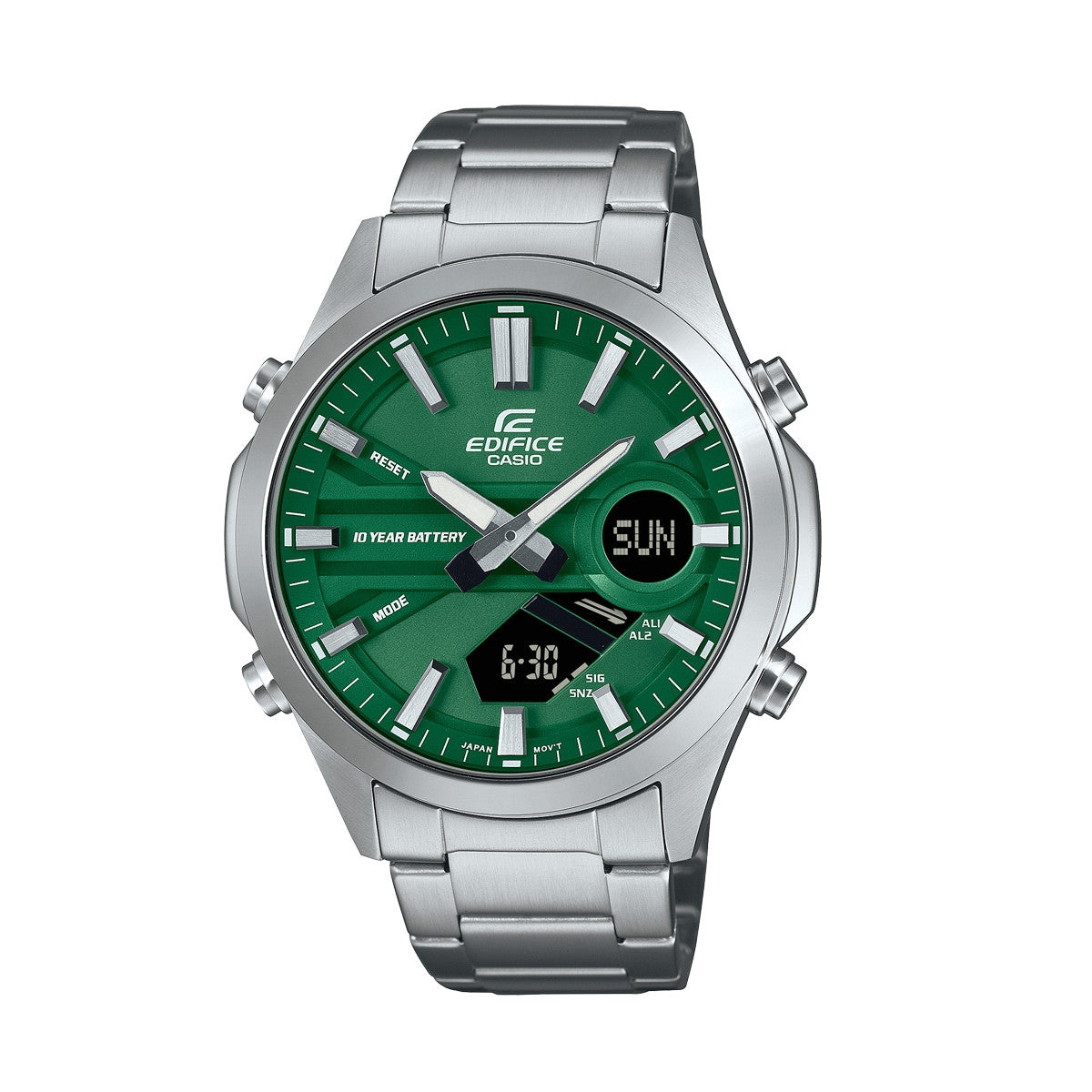 CASIO EDIFICE CLASSIC ANA-DIGIT - 10 YEAR BATTERY EFV-C120D-3AEF Multifunction - Armbanduhr 45.5 mm