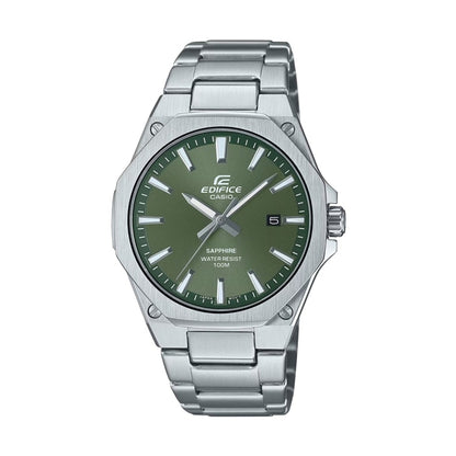 CASIO EDIFICE CLASSIC SLIM GREEN FOREST EFR-S108D-3AVUEF Date Armbanduhr 39.5 mm Grün
