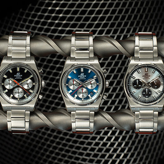 CASIO EDIFICE MOTORSPORT CHRONOGRAPH BLUE EFB-730D-2AVUEF Chronograph Armbanduhr 40 mm Blau ansicht-2
