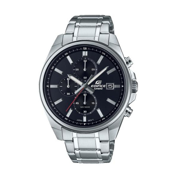 CASIO EDIFICE STANDARD CHRONOGRAPH - BLACK EFV-610D-1AVUEF Chronograph Armbanduhr 43.5 mm Schwarz