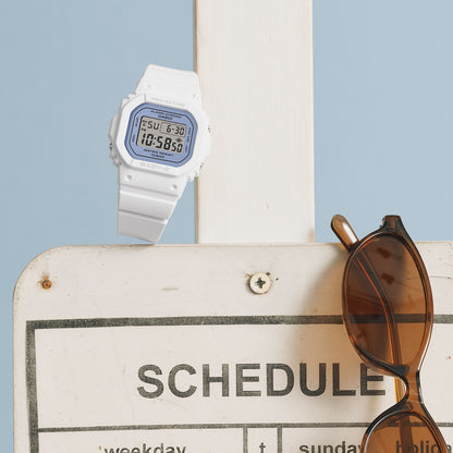 CASIO G-SHOCK 560 SPRING COLORS SERIE - LIGHT BLUE BGD-565SC-2BER Multifunction Armbanduhr 38 mm Blau ansicht-2