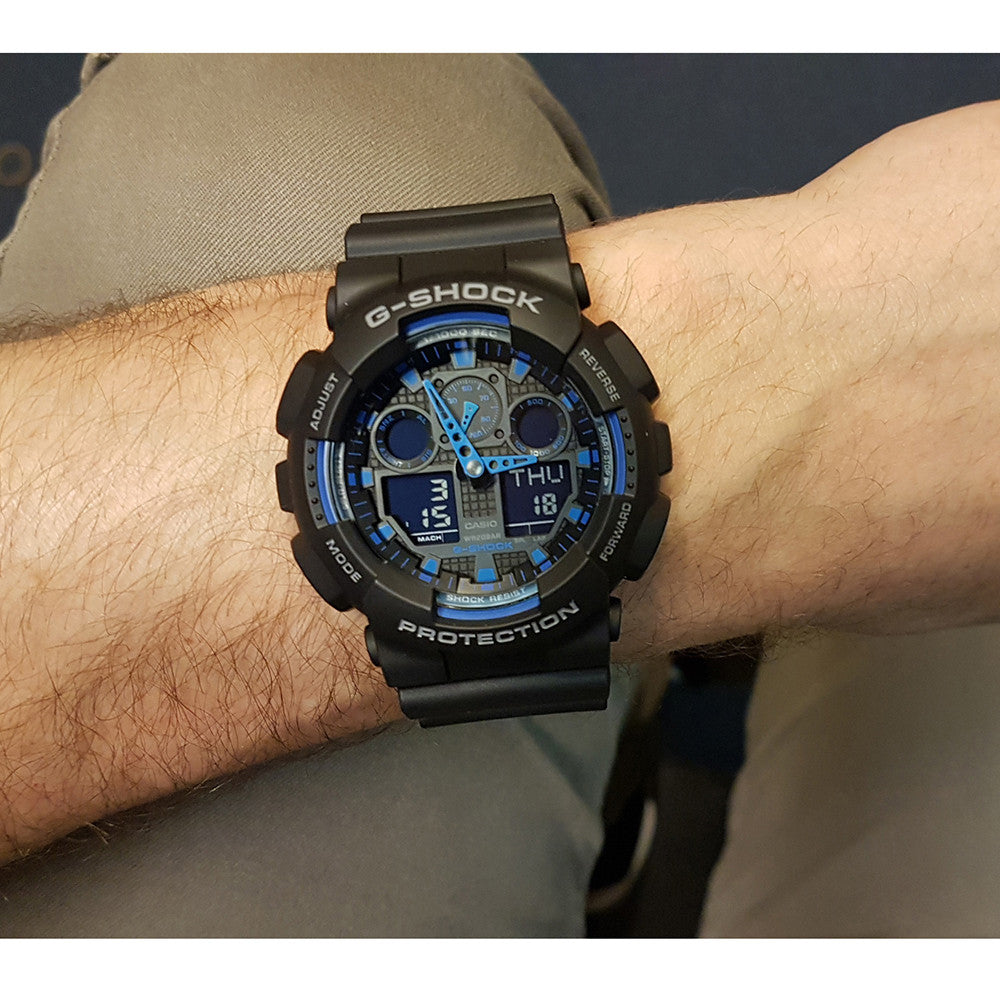 CASIO G-SHOCK GS BASIC GA-100-1A2ER Multifunction - Armbanduhr 51 mm ansicht-3