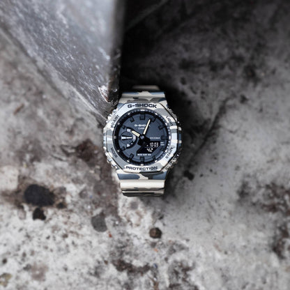 CASIO G-SHOCK Mod. OAK - BROWN CAMOUFLAGE SERIE ***NEW!*** GA-2100CM-5AER Multifunction Armbanduhr 45.5 mm Braun ansicht-2