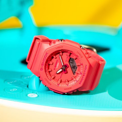 CASIO G-SHOCK Mod. OAK COMPACT - TONE ON TONE SERIE PINK ***SPECIAL PRICE*** GMA-P2100-4AER Multifunction Armbanduhr 40 mm Rosa ansicht-3