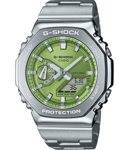 CASIO G-SHOCK Mod. OAK LIME GREEN ***SPECIAL PRICE*** GM-2110D-3AER Multifunction Armbanduhr 44.5 mm Grün ansicht-2