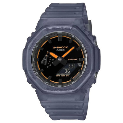 CASIO G-SHOCK Mod. OAK - SMOKE LIGHT SERIE - BLUE ***NEW!*** GA-2100K-2AER Multifunction Armbanduhr 45.5 mm Blau ansicht-2