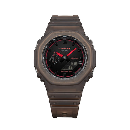 CASIO G-SHOCK Mod. OAK - SMOKE LIGHT SERIE - BROWN ***NEW!*** GA-2100K-5AER Only Time Armbanduhr 45.5 mm Braun