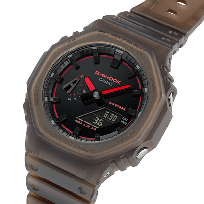 CASIO G-SHOCK Mod. OAK - SMOKE LIGHT SERIE - BROWN ***NEW!*** GA-2100K-5AER Only Time Armbanduhr 45.5 mm Braun ansicht-3