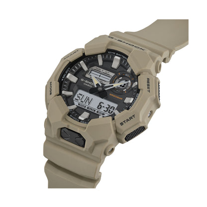 CASIO G-SHOCK NEW RUGGED BASIC Digital 10-Year Battery GA-010-5AER Multifunction Armbanduhr 52 mm ansicht-2