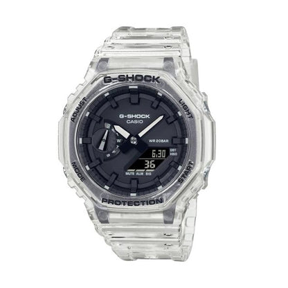 CASIO G-SHOCK OAK Collection - SKELETON SERIE GA-2100SKE-7AER Multifunction Armbanduhr 45.5 mm