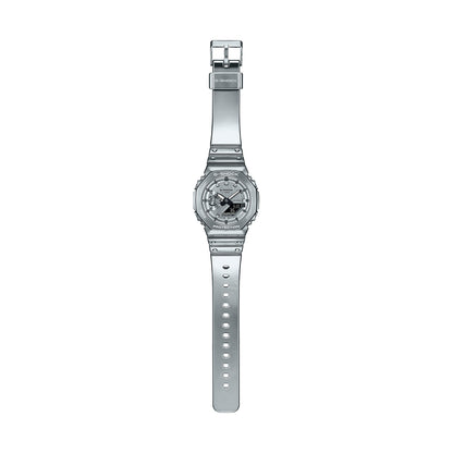 CASIO G-SHOCK OAK - FINE METALLIC SERIES - SILVER GM-2100YM-8AER Multifunction Armbanduhr 44.5 mm Silber