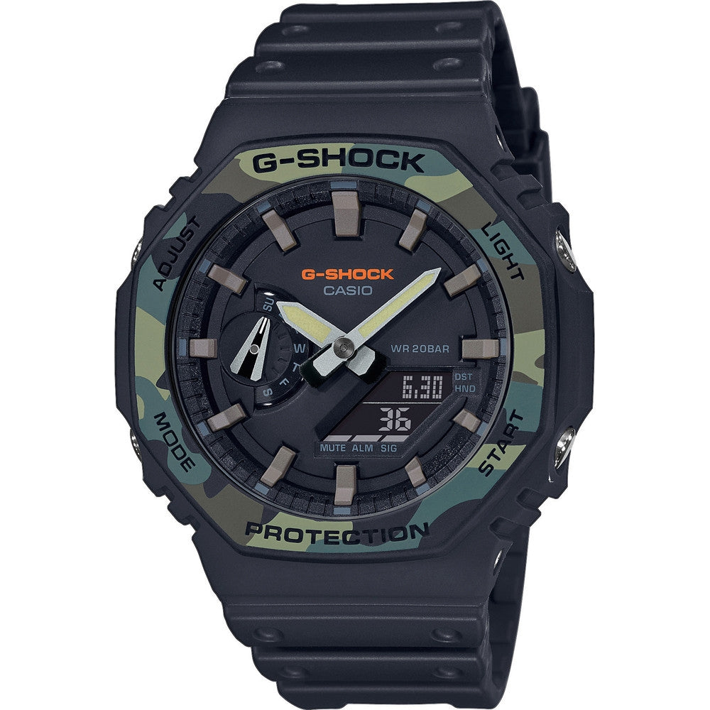 CASIO G-SHOCK OAK STREET UTILITY MILITARY SERIE GA-2100SU-1AER Date - Armbanduhr 40 mm ansicht-2