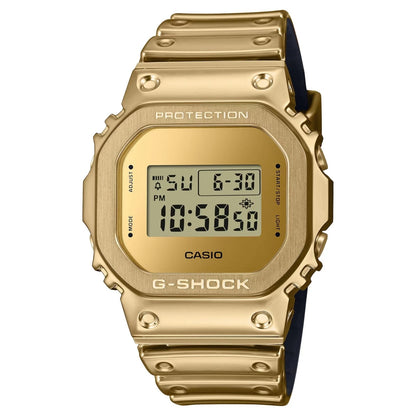 CASIO G-SHOCK THE ORIGIN - FINE METALLIC SERIES - Gold GM-5600YMG-9ER Multifunction Armbanduhr 43 mm Gold