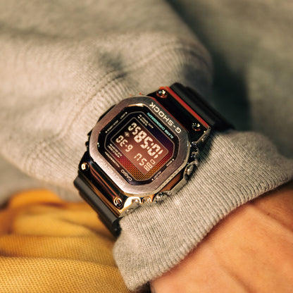 CASIO G-SHOCK THE ORIGIN METAL COVERED - RAINBOW BRICK WALL SERIE GM-5600RW-1ER Multifunction Armbanduhr 43 mm Rot ansicht-2