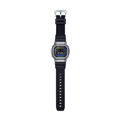 CASIO G-SHOCK THE ORIGIN METAL COVERED - RAINBOW BRICK WALL SERIE GM-5600RW-1ER Multifunction Armbanduhr 43 mm Rot