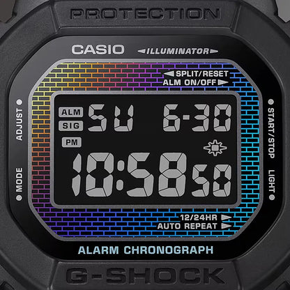 CASIO G-SHOCK THE ORIGIN - RAINBOW BRICK WALL SERIE DW-5600RW-1ER Multifunction Armbanduhr 42.5 mm ansicht-2