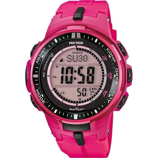 CASIO PRO TREK THOUGH SOLAR - TRIPLE SENSOR PRW-3000-4BER Multifunction Armbanduhr 47 mm
