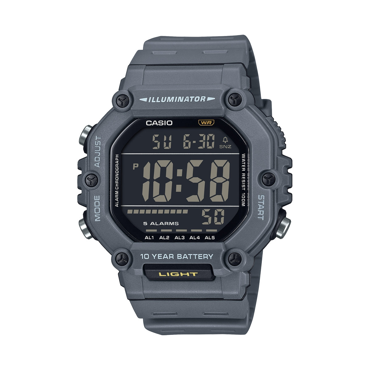 CASIO SPORT COLLECTION OVERSIZE 10 YEARS BATTERY - AVIO AE-1600H-8BVEF Multifunction - Armbanduhr 49.5 mm