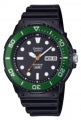 CASIO SPORT DIVER 100M - BLACK MRW-230H-1E3VDF Day & Date - Armbanduhr 44.5 mm Schwarz ansicht-2