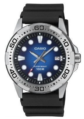 CASIO SPORT DIVER 100M - BLUE MTD-140-2AVDF Date - Armbanduhr 43.5 mm Blau