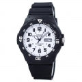 CASIO SPORT DIVER 100M - WHITE MRW-200H-7BVDF Day & Date - Armbanduhr 44.5 mm Weiss ansicht-2