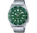 CASIO SPORT DIVER 50M - FOREST GREEN MTD-135D-3AVDF Date - Armbanduhr 43.5 mm Grün ansicht-2