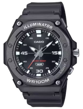 CASIO SPORT DIVER - ILLUMINATOR WR 100MT - BLACK MW-620H-1AVDF Multifunction - Armbanduhr 48 mm Schwarz
