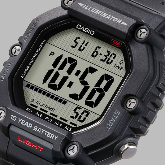 CASIO SPORT DIVER - OVERSIZE 10 YEARS BATTERY - BLACK AE-1600H-1AVEF Multifunction - Armbanduhr 49.5 mm Schwarz ansicht-2