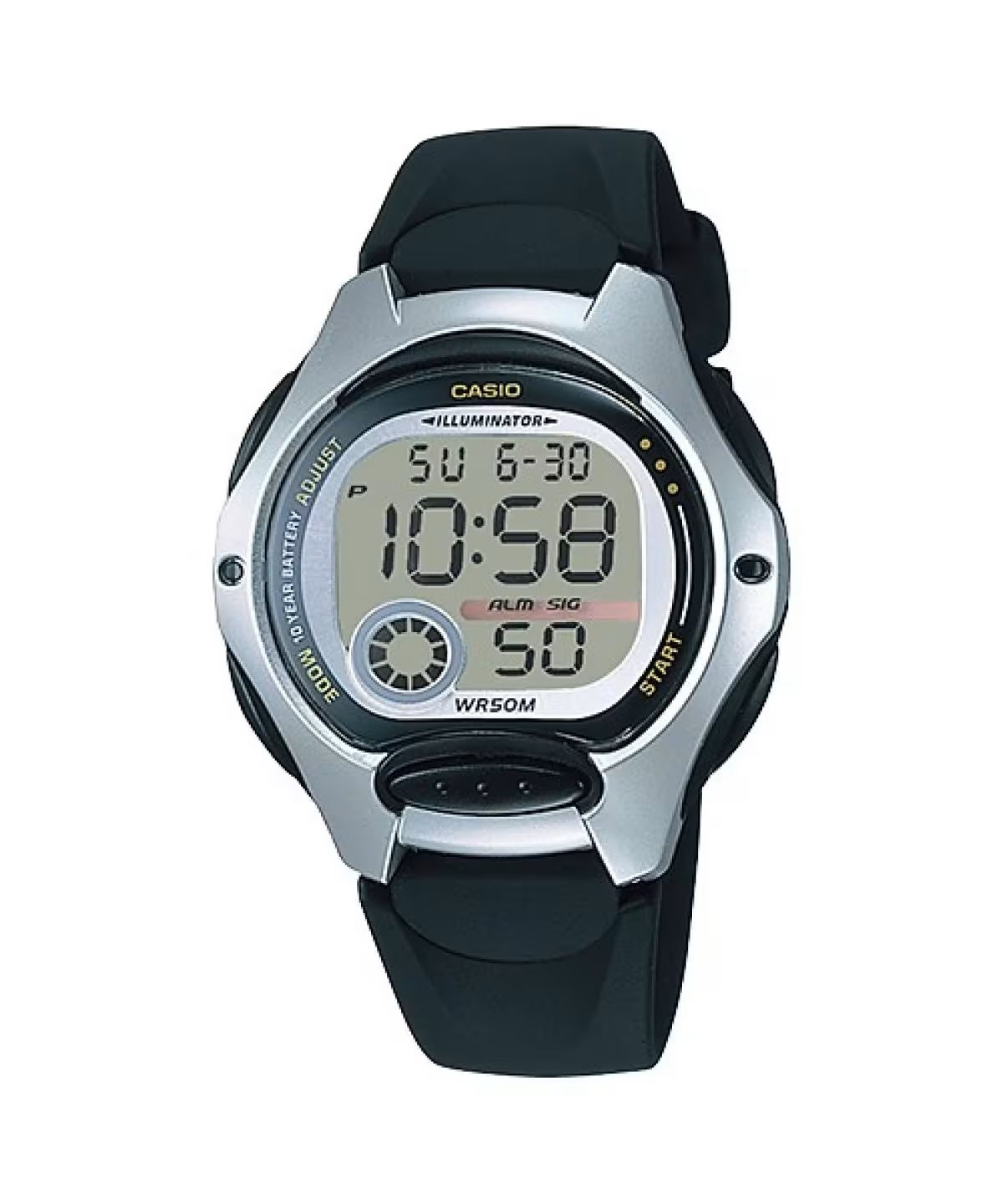 CASIO SPORT ILLUMINATOR - BLACK LW-200-1AVDF Calendar - Armbanduhr 34 mm Schwarz