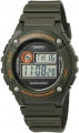 CASIO SPORT ILLUMINATOR - GREEN W-216H-3BVDF Multifunction - Armbanduhr 43.5 mm Grün ansicht-2