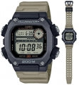 CASIO SPORT Mod. ILLUMINATOR DIVER 200M, 10 YEARS BATTERY - XL STRAP - TAUPE DW-291HX-5AVDF Multifunction - Armbanduhr 50 mm ansicht-3