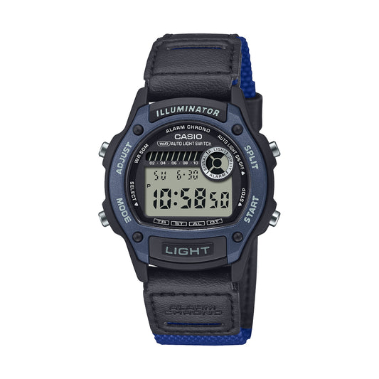 CASIO SPORT Mod. ILLUMINATOR SMALL WRIST 36.6mm case, Bio-Based Resin strap - BLUE W-220HF-2AVEF Multifunction - Armbanduhr 36.6 mm Blau