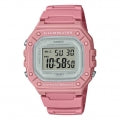 CASIO TIMELESS COLLECTION Mod. SPORT ILLUMINATOR WR 50, ALARM, CHRONOGRAPH - PINK - COLORED SERIE W-218HC-4AVDF Multifunction - Armbanduhr 43 mm Rot ansicht-2
