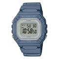 CASIO TIMELESS COLLECTION Mod. SPORT ILLUMINATOR WR 50M, ALARM, CHRONOGRAPH - AVIO - COLORED SERIE W-218HC-2AVDF Multifunction - Armbanduhr 43 mm Rot ansicht-2