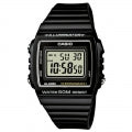 CASIO TIMELESS COLLECTION Mod. SPORT ILLUMINATOR WR 50M, ALARM, CHRONOGRAPH - BLACK W-215H-1AVDF Multifunction - Armbanduhr 40 mm Schwarz ansicht-2