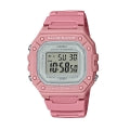 CASIO TIMELESS COLLECTION Mod. SPORT ILLUMINATOR WR 50M, ALARM, CHRONOGRAPH - PINK - COLORED SERIE W-218HC-4AVEF Multifunction - Armbanduhr 43 mm Rot ansicht-4