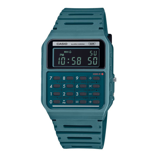 CASIO VINTAGE CALCULATOR EDGY COLLECTION - FOREST GREEN CA-53WB-3BEF Multifunction - Armbanduhr 34 mm Grün