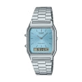 CASIO VINTAGE EDGY COLLECTION SUNRAY DIAL - LIGHT BLUE AQ-230A-2A1MQYES Sonnenbrille Blau ansicht-6