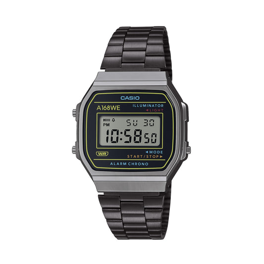 CASIO VINTAGE ICONIC - 50th ANNIVERSARY BLACK A168WEHB-1AEF Multifunction - Armbanduhr 36 mm Schwarz