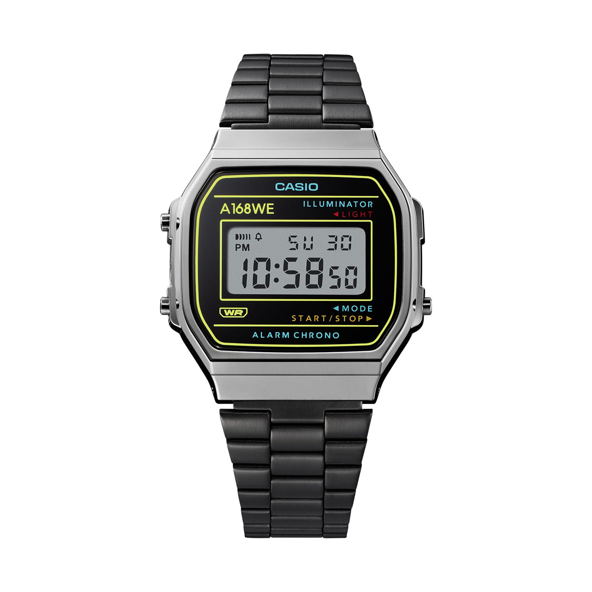 CASIO VINTAGE ICONIC - 50th ANNIVERSARY BLACK A168WEHB-1AEF Multifunction - Armbanduhr 36 mm Schwarz ansicht-2